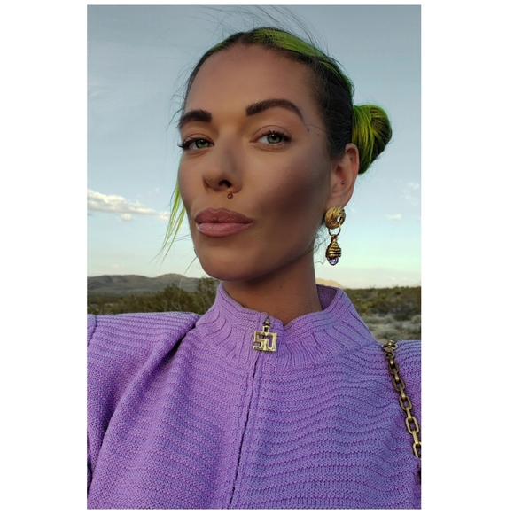 amethyst💜earrings -a- KAMELEON🦎KREATION - Picture 6 of 8